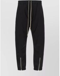 Rick Owens - Cotton Tecuatl Track Track Pants - Lyst