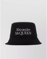 McQueen - Reversible Logo-Embroidered Bucket Hat - Lyst