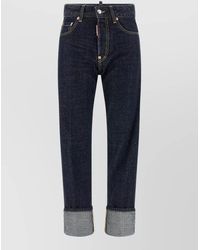 DSquared² - Cropped Denim Jeans - Lyst