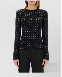 Sportmax - Crystal-Embellished Top - Lyst