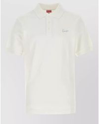KENZO - Piquet Shirt Polo Collar Short Sleeves - Lyst