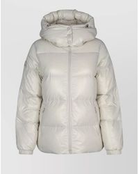 Duvetica - Elastic Cuffs Hooded Quilted Side Pockets - Lyst