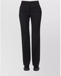 Moschino - Virgin Wool Straight-Leg Trousers - Lyst