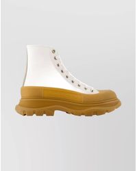 McQueen - Calfskin Ankle Boots - Lyst