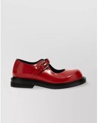 Moschino - Leather Mary Jane Ballerina Shoes - Lyst