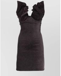 Y. Project - Mini Dress With Adjustable Shoulder Strap - Lyst
