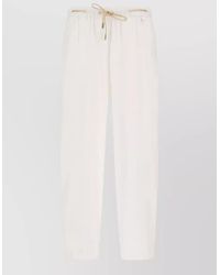 Herno - Drawstring Straight-Leg Trousers - Lyst