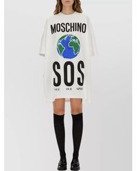 Moschino - Cotton Interlock Dress - Lyst