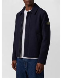 Stone Island - Wool Regular-Fit Overshirt - Lyst