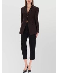 Helmut Lang - Wool Cutaway Blazer - Lyst