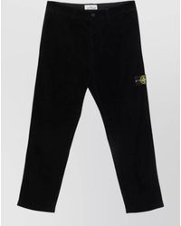 Stone Island - Corduroy Straight-Leg Trousers - Lyst