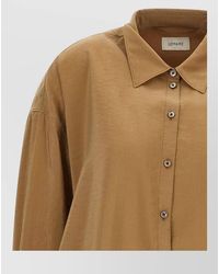Lemaire - Twisted Shirt Relaxed Fit Long Sleeves - Lyst