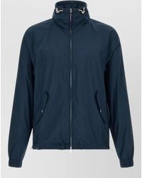 Brunello Cucinelli - Nylon Hooded Jacket Drawstring Hem - Lyst