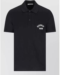 Givenchy - Polo Shirt Pointed Collar Front Chest Pocket - Lyst