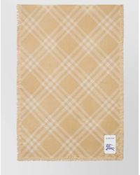 Burberry - Wide Check-Print Scarf - Lyst