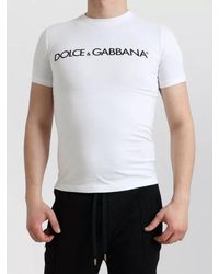 Dolce & Gabbana - Cotton Slim-Fit Logo-Print Crewneck T-Shirt - Lyst