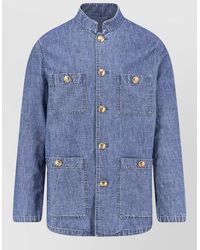Valentino - Denim Sahariana Jacket - Lyst
