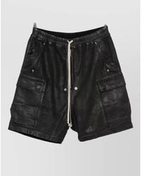 Rick Owens - Cotton Cargo Shorts - Lyst