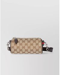 Gucci - Canvas Mini Cylinder Shoulder Bag - Lyst