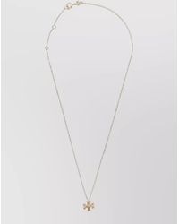 Tory Burch - Metal Pendant Necklace - Lyst