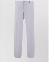 Dolce & Gabbana - Wool Straight-Leg Trousers - Lyst