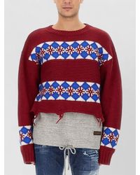 DSquared² - Jacquard Knit - Lyst