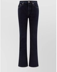 Burberry - High-Rise Bootcut Denim Trousers - Lyst