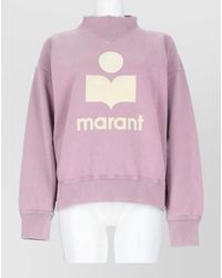Isabel Marant - High Neck Knit Top Ribbed Finishes - Lyst
