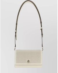 McQueen - Skull Small Leather Studded Shoulder Bag - Lyst