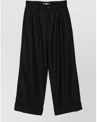 Junya Watanabe - Wool Pleated Wide-Leg Trousers - Lyst