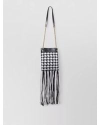 Versace - Na Leather Shoulder Bag - Lyst