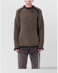 Our Legacy - Mohair Wool Relaxed-Fit Mock-Neck Jumper - Lyst