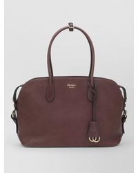 Prada - Shoulder Bag Detachable Strap Metal Hardware - Lyst