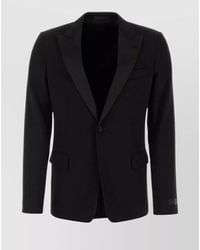 Lanvin - Wool Single-Breasted Blazer - Lyst