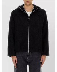 Our Legacy - Hooded Zip-Up Cardigan Textured Fabric - Lyst