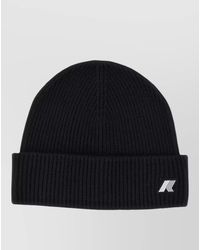 K-Way - Wool Ribbed Beanie - Lyst
