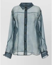 Haikure - Maya Long Sleeve Shirt Sheer Fabric - Lyst
