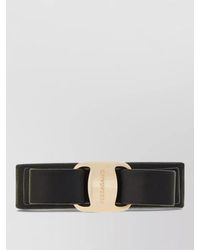 Ferragamo - Leather Hair Clip - Lyst