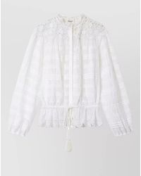 Isabel Marant - Polly Cotton Blouse - Lyst