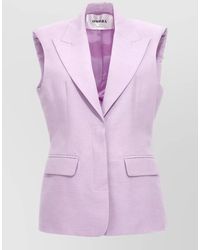 OMBRA MILANO - Number Four Sleeveless Blazer Jacket - Lyst