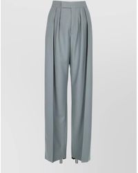 Chloé - High Waist Wide Leg Tailored Trousers - Lyst