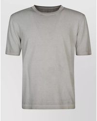 Original Vintage - Cotton Crew Neck Short Sleeve T-Shirt - Lyst