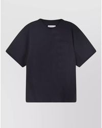 Sacai - Cotton Oversized Crew Neck Short Sleeve T-Shirt - Lyst