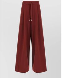 Dries Van Noten - Wide Leg Trousers With Side And Back Pockets - Lyst