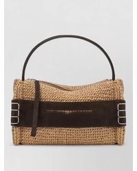 JW Anderson - Woven Texture Tote Bag Contrast Panels - Lyst