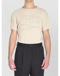 Maison Margiela - Cotton Printed Regular-Fit T-Shirt - Lyst