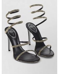 Rene Caovilla - High Heel Sandals Crystal Spiral Straps - Lyst