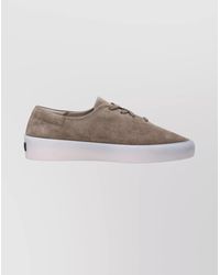 Fear Of God - Low-Top Round Toe Suede Sneakers With Rubber Sole - Lyst