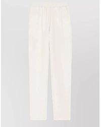 Ami Paris - High Waist Wide Leg Tailored Trousers - Lyst