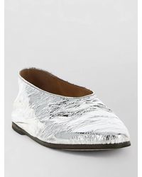 Marsèll - Coltellaccio Flat Loafers Round Toe Metallic - Lyst